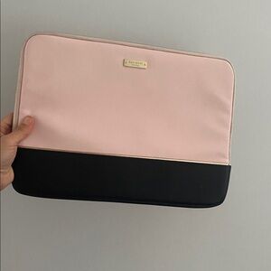 kate spade Pink and Black Laptop Sleeve